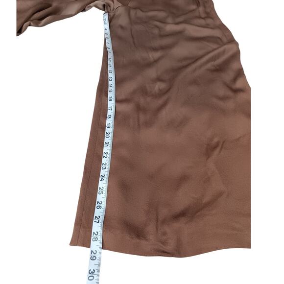 MONDI GALA Vintage Suit Set XL Satin Flowy Pants Belted Top Jacket Dressy Event - Picture 8 of 16